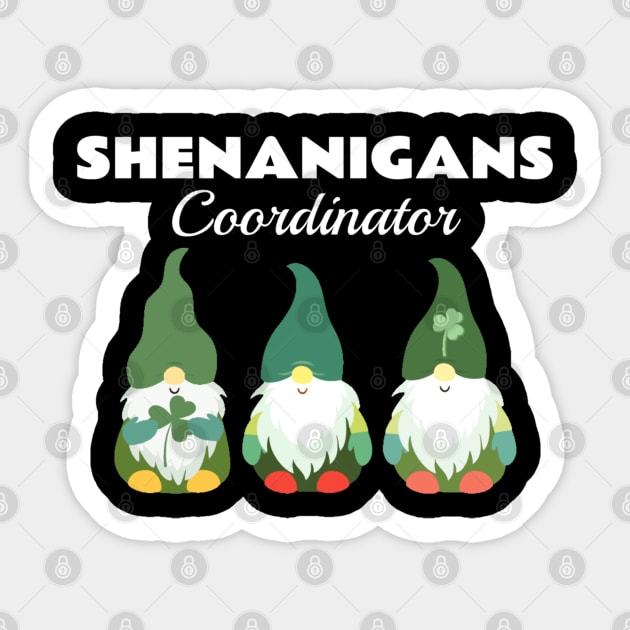 Shenanigans Coordinator Sticker by dentikanys